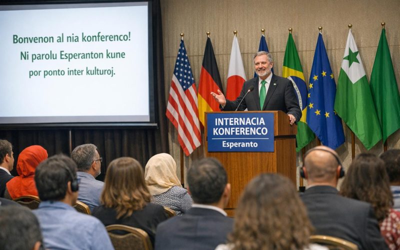 Hur esperanto används på internationella konferenser