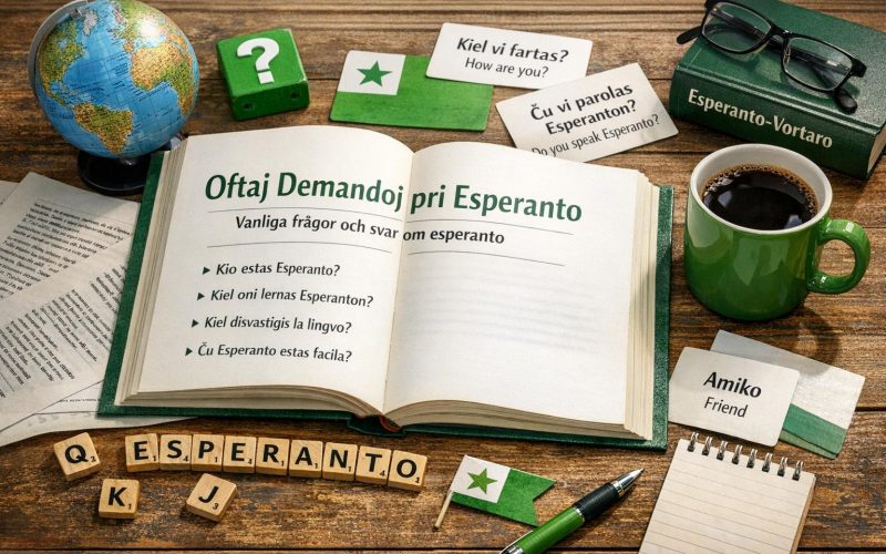 Vanliga frågor och svar om esperanto