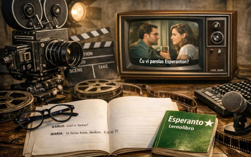 Hur esperanto används i film och media