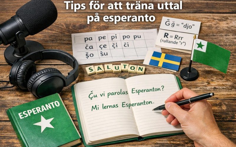 Tips för att träna uttal på esperanto